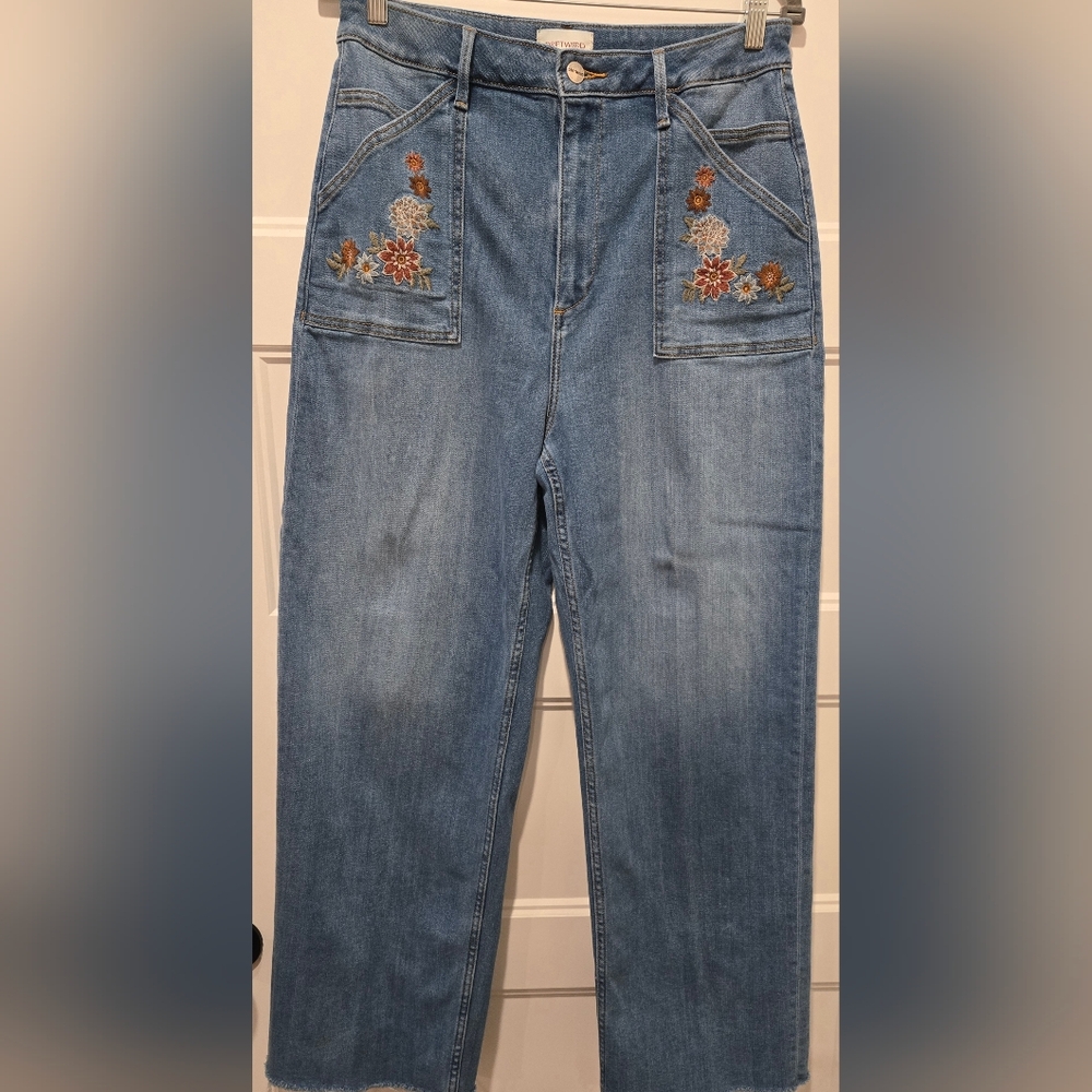 Driftwood Embroidered Jeans